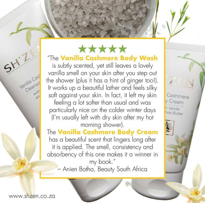 Sh'Zen Vanilla Cashmere cleansing gel, 200ml