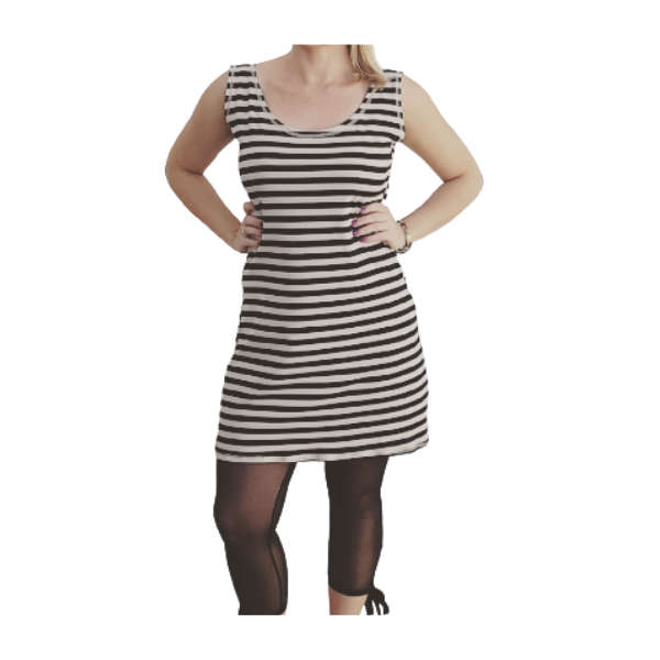 Black & Stone Shift Dress - Earth Angel Clothing