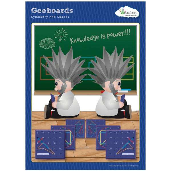 Greenbean Geoboards Activity Cards - Symmetry and Shapes