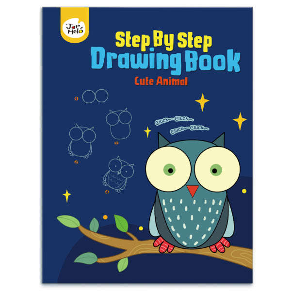 Step-by-Step Drawing Book - Cute Animals