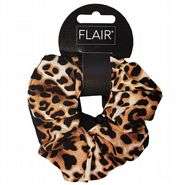 Scrunchies - black & leopard print
