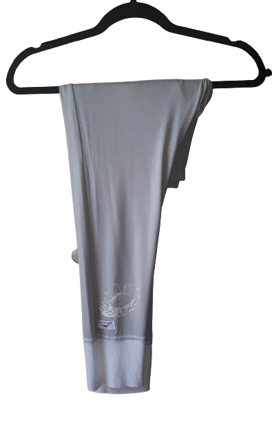 Leggings - grey & white