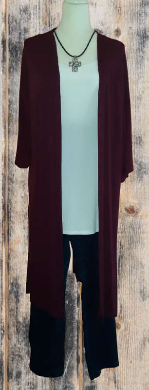 Long jacket - maroon