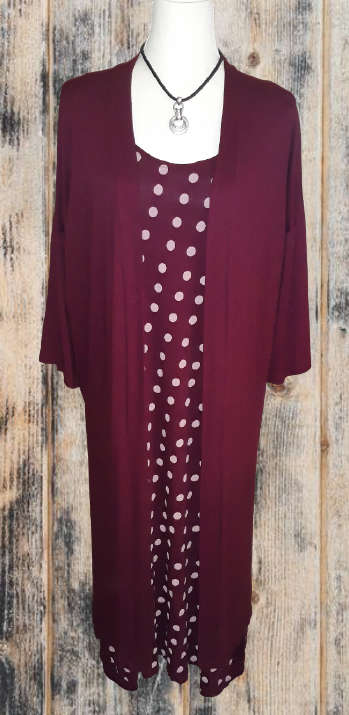 Long jacket - maroon