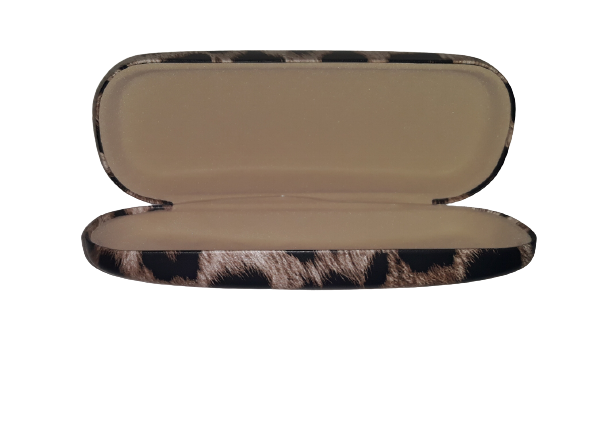 Leopard Print Glasses Case