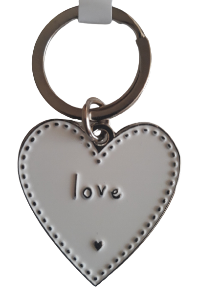 Enamel Keyring - Love