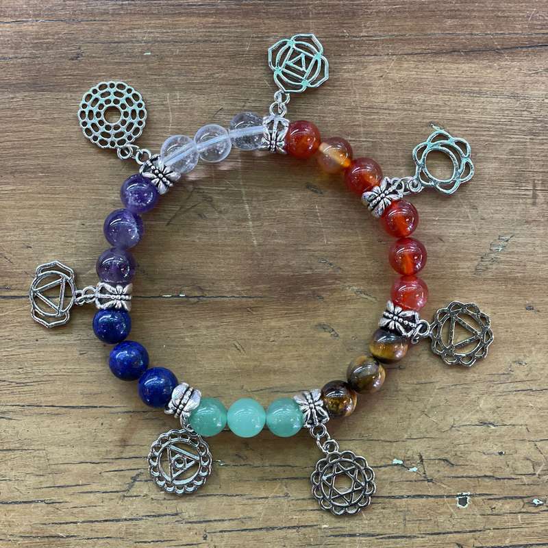 7 Chakra Charm Bracelet