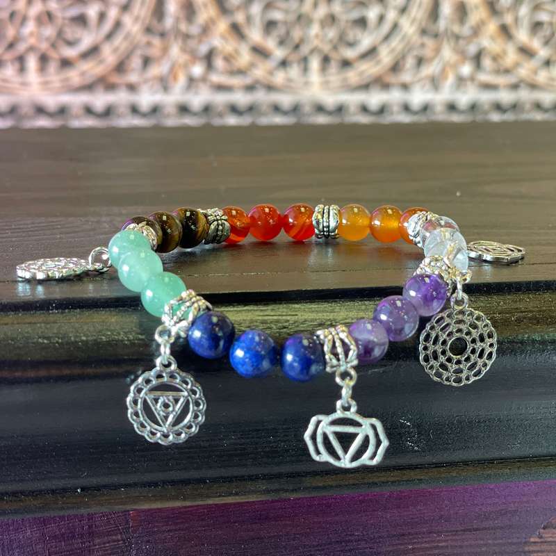 7 Chakra Charm Bracelet