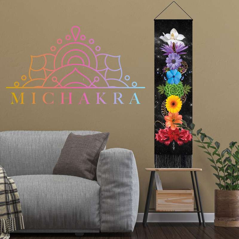 Wall Hanging Tapestry (7 Chakra -Style 4)
