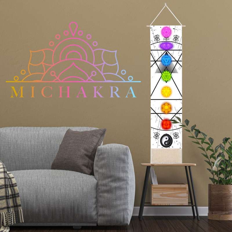 Wall Hanging Tapestry (7 Chakra -Style 6)
