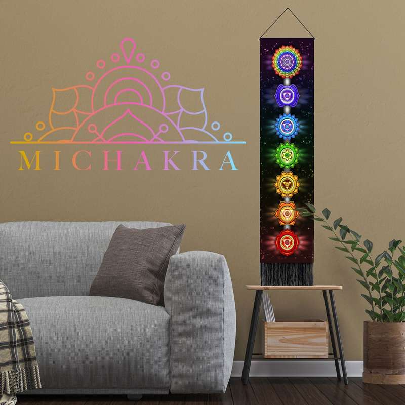 Wall Hanging Tapestry (7 Chakra -Style 7)
