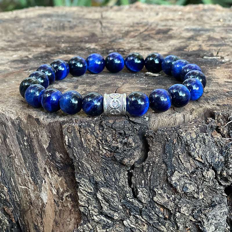 The Abundance Bracelet (10mm) Blue