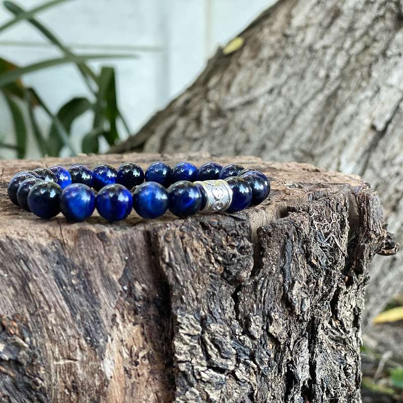 The Abundance Bracelet (10mm) Blue