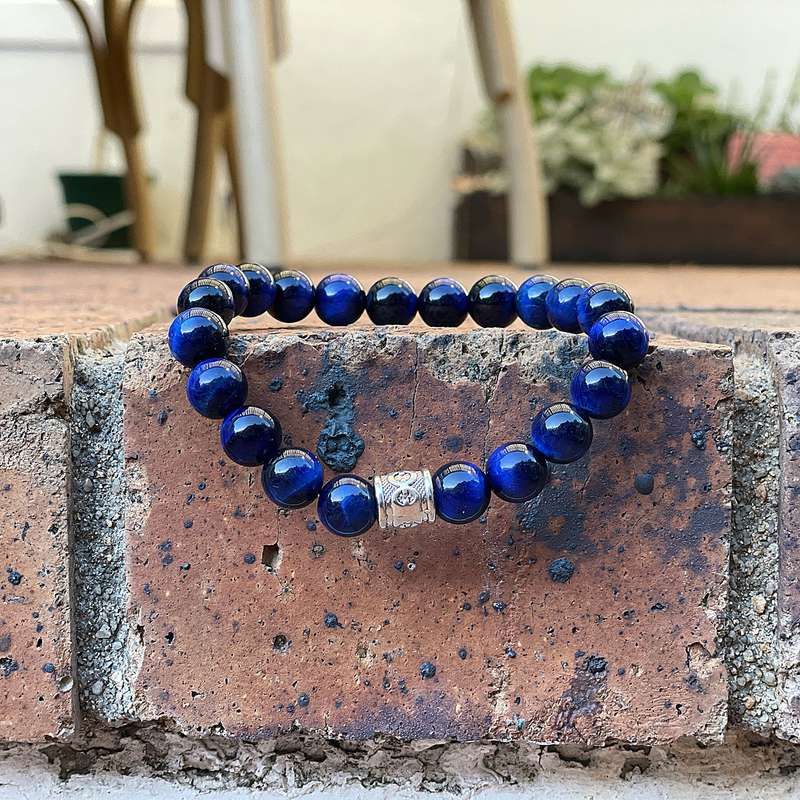 The Abundance Bracelet (10mm) Blue
