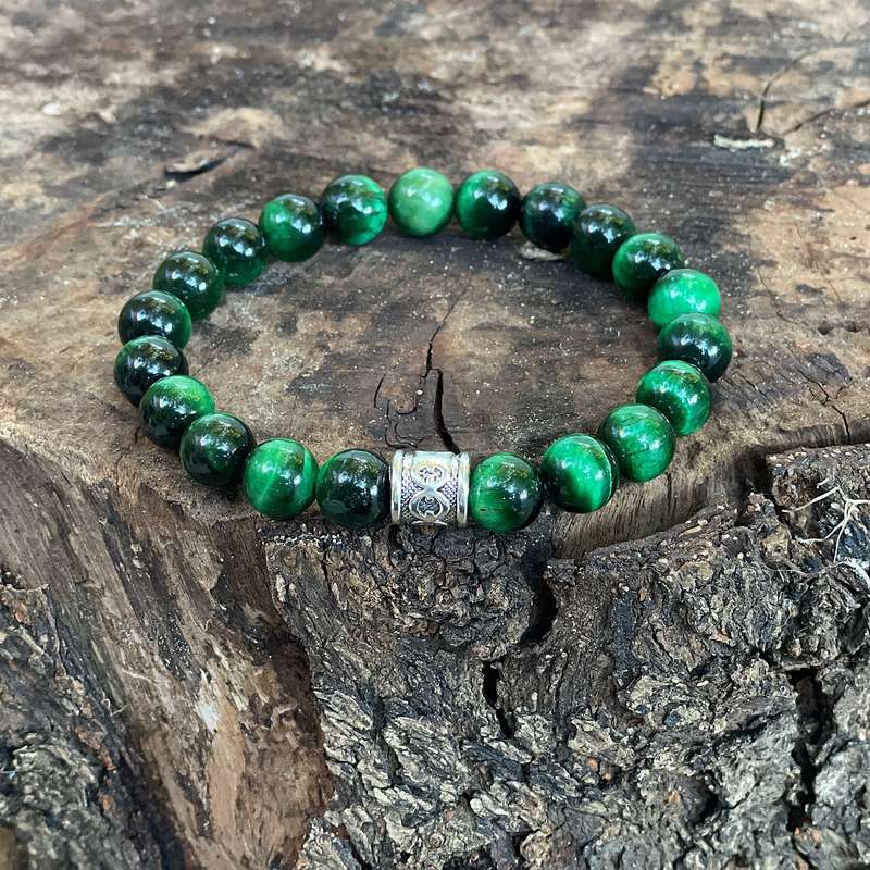 The Abundance Bracelet (10mm) Green