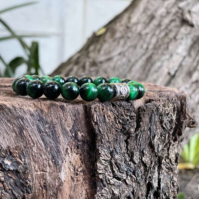 The Abundance Bracelet (10mm) Green