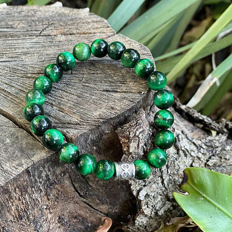 The Abundance Bracelet (10mm) Green