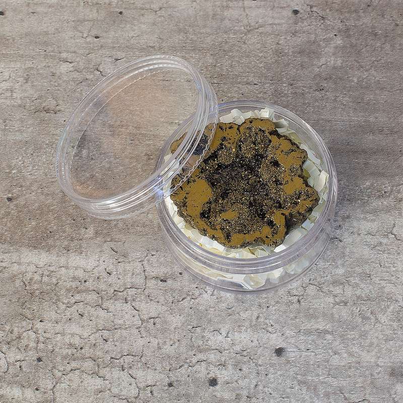 Agate Geode  Electroplated - Gold