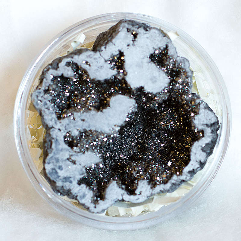 Agate Geode  Electroplated - Sliver