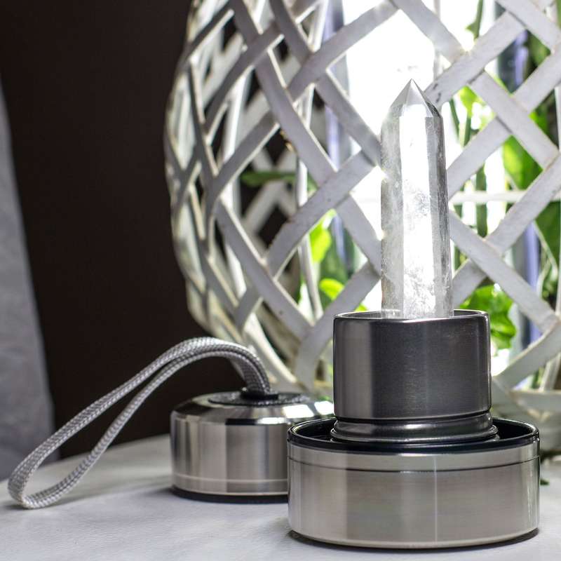 Crystal Essence Water Bottle - Clear Quartz