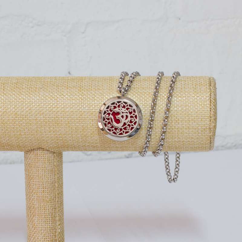 Ohm Lotus Diffuser Necklace