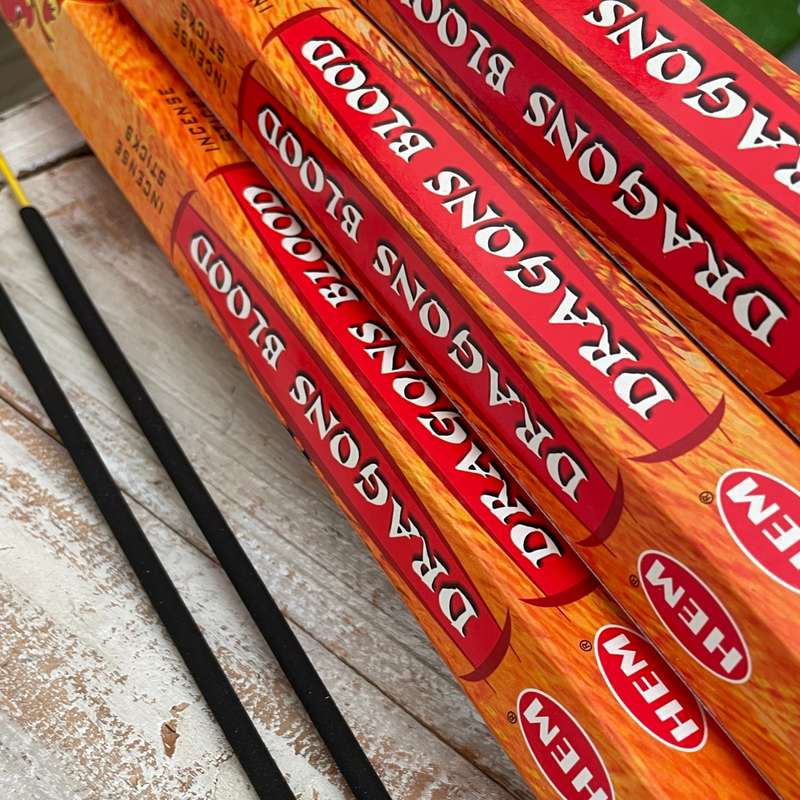 HEM - Dragons Blood Incense Sticks ( XL Length )
