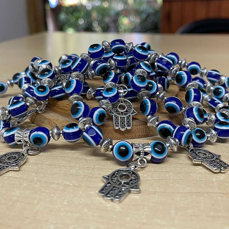 Evil Eye Beaded Bracelet
