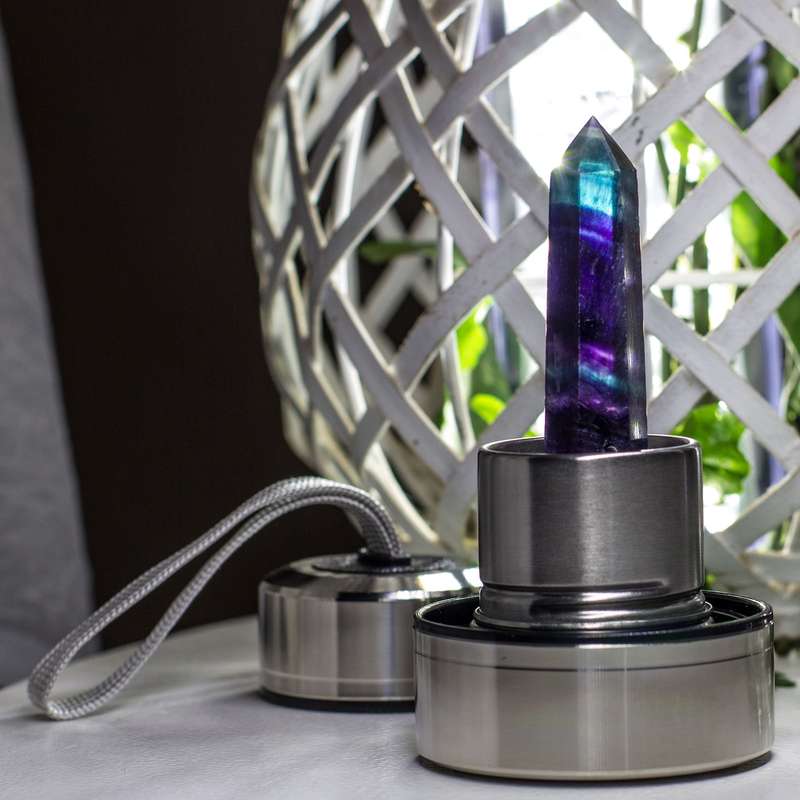 Crystal Essence Water Bottle - Fluorite
