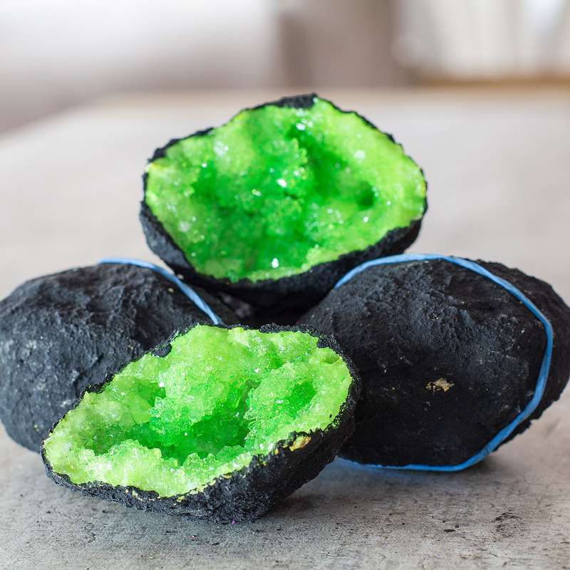 Agate Surprise Geode - Color Treated - Green