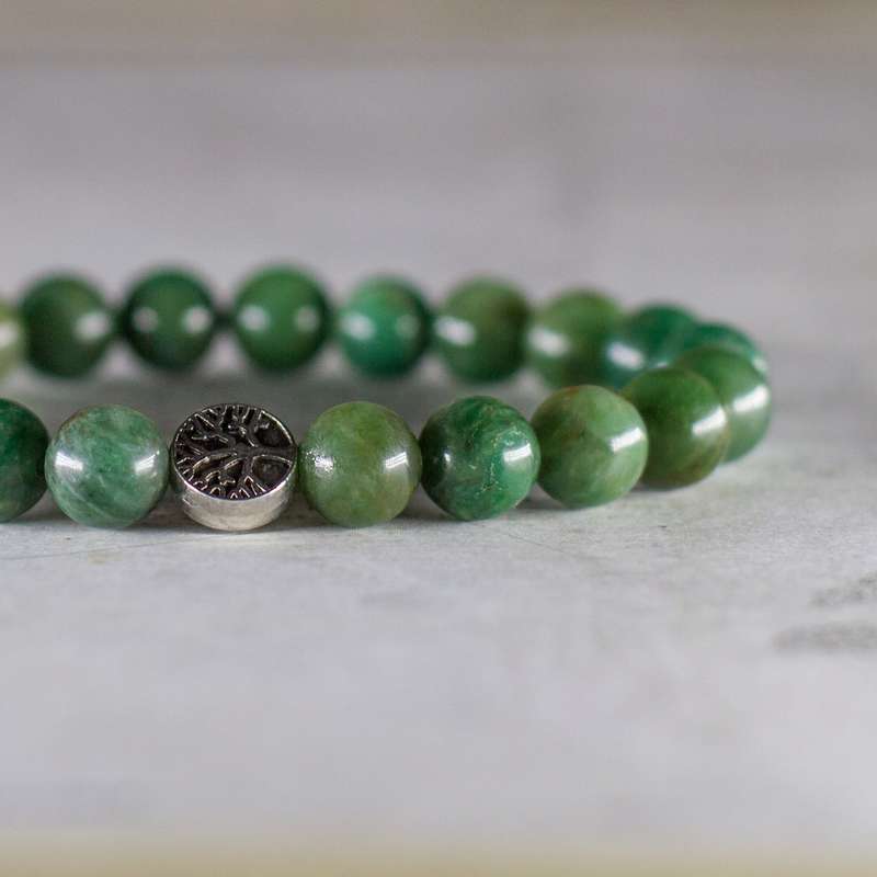 The Calming Bracelet -Green Jade