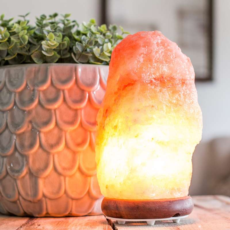 Himalayan Salt Lamp Natural 3-5Kg pink