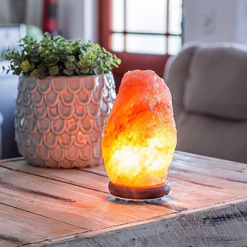 Himalayan Salt Lamp Natural 5-7Kg pink
