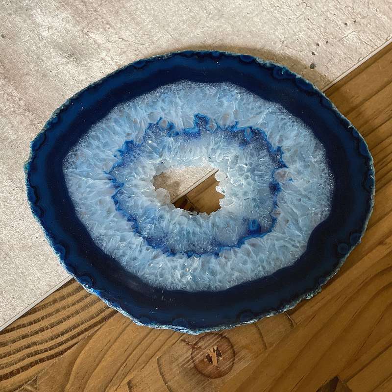 Agate Slice - Blue - Size 5 (13cm x 10cm)