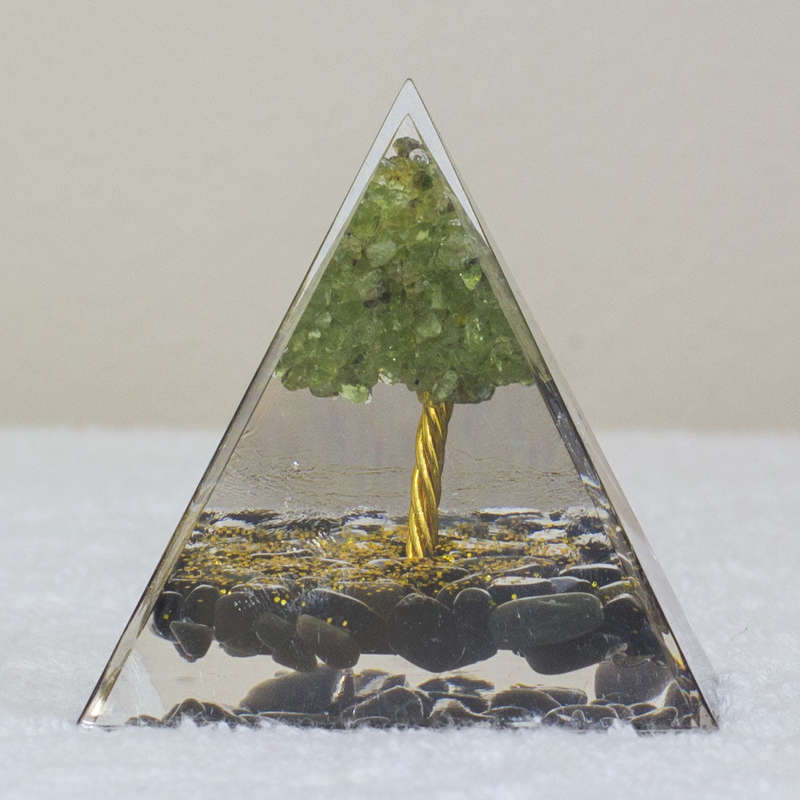 Orgonite Pyramid - Obsidian