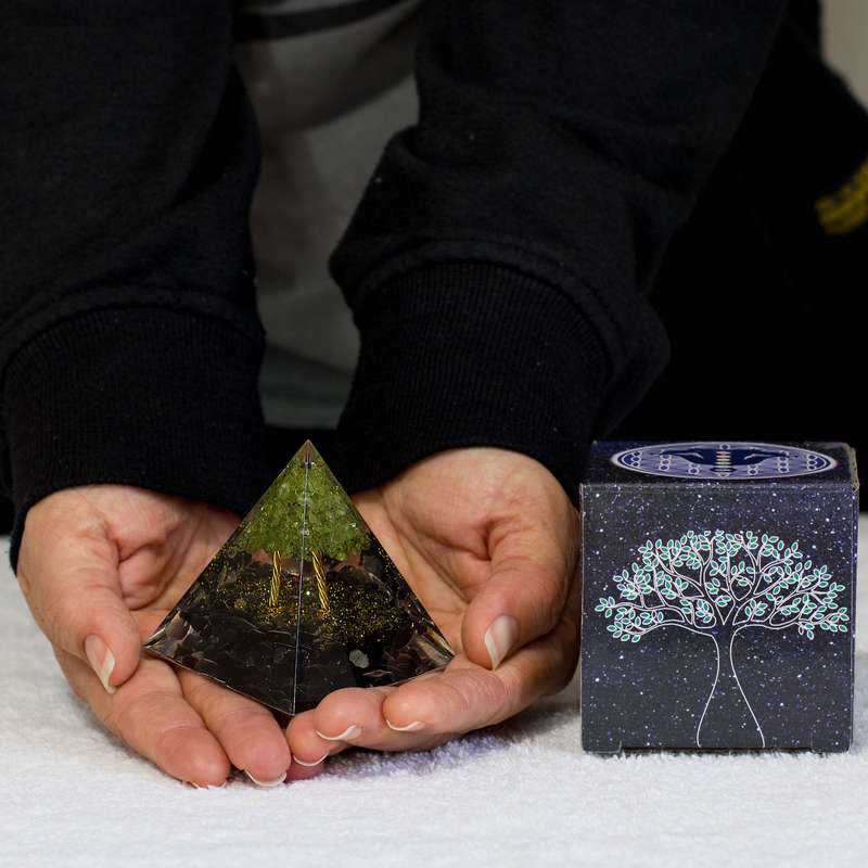 Orgonite Pyramid - Obsidian