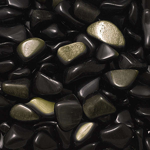 Obsidian Gold Sheen - USA - Tumbled Stone