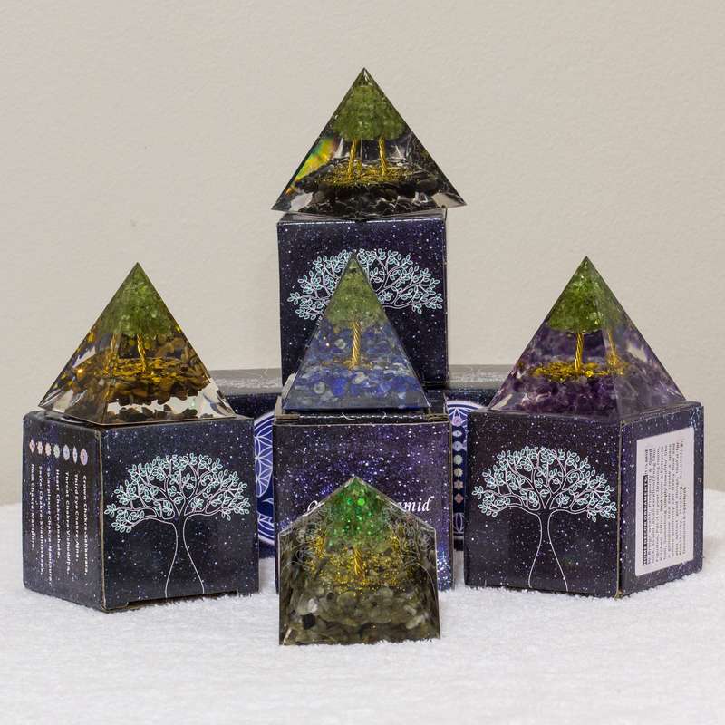Orgonite Pyramid - Obsidian