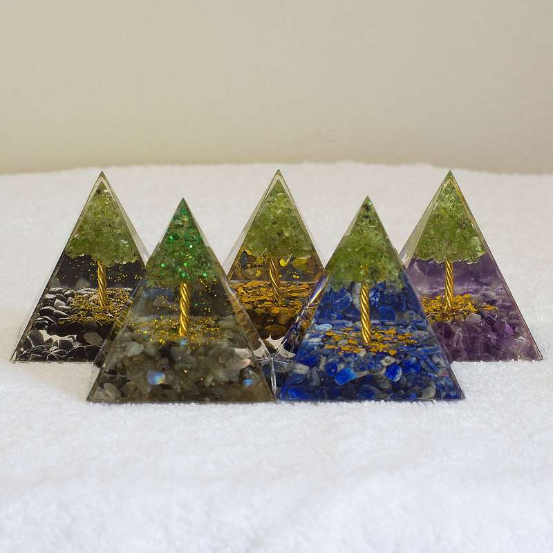 Orgonite Pyramid - Tiger's Eye