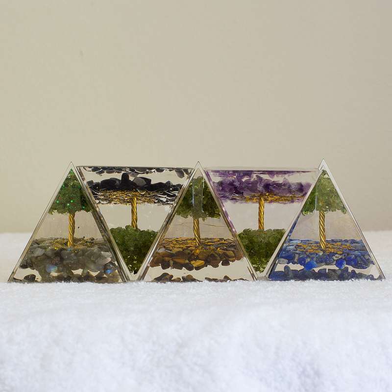 Orgonite Pyramid - Tiger's Eye