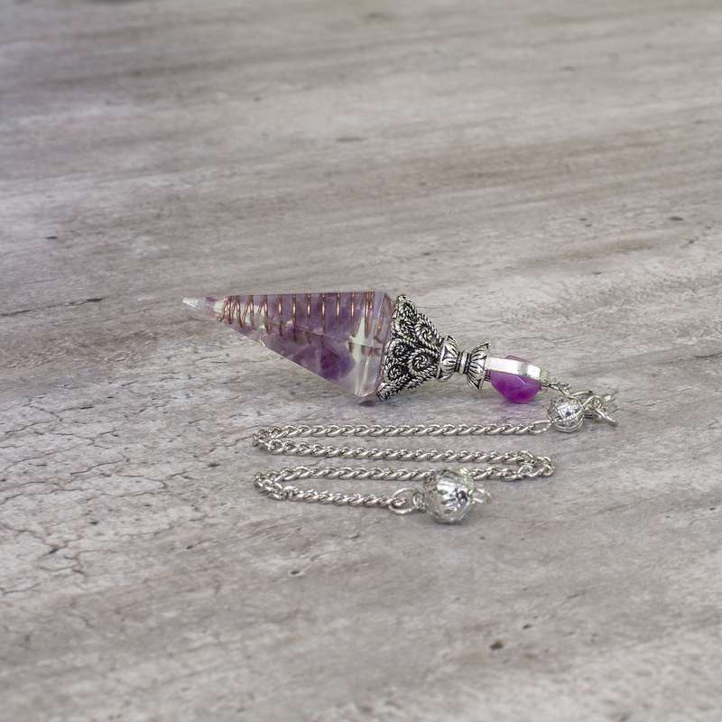 Pendulum - Amethyst - Resin