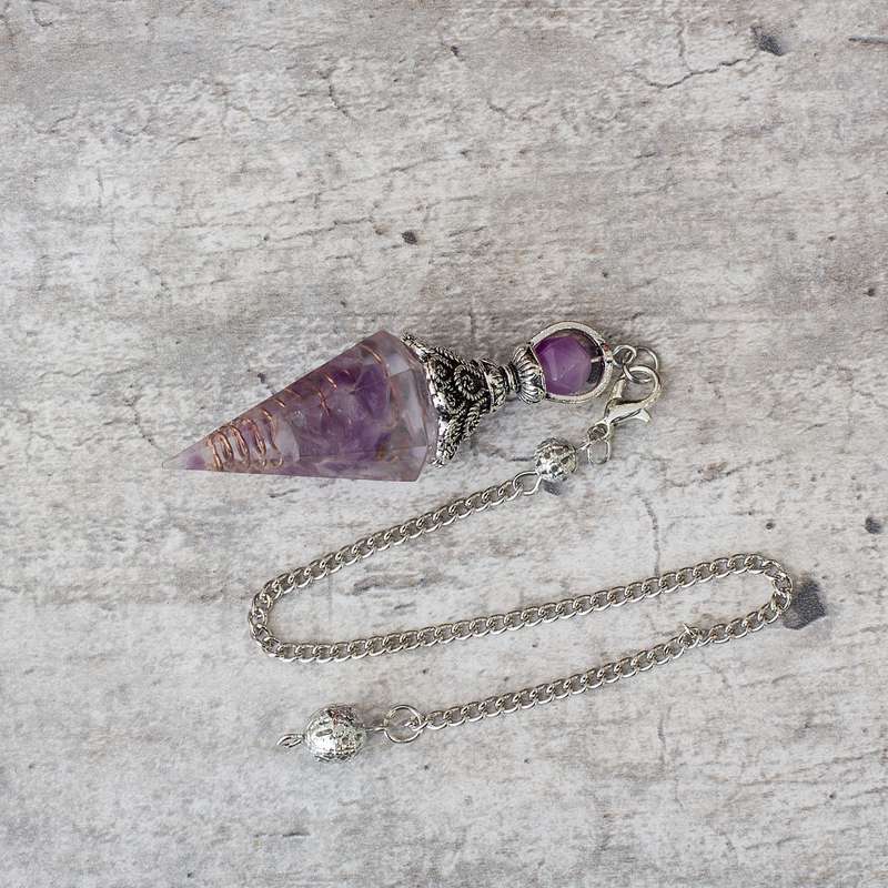 Pendulum - Amethyst - Resin