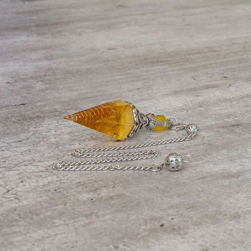 Pendulum - Citrine - Resin