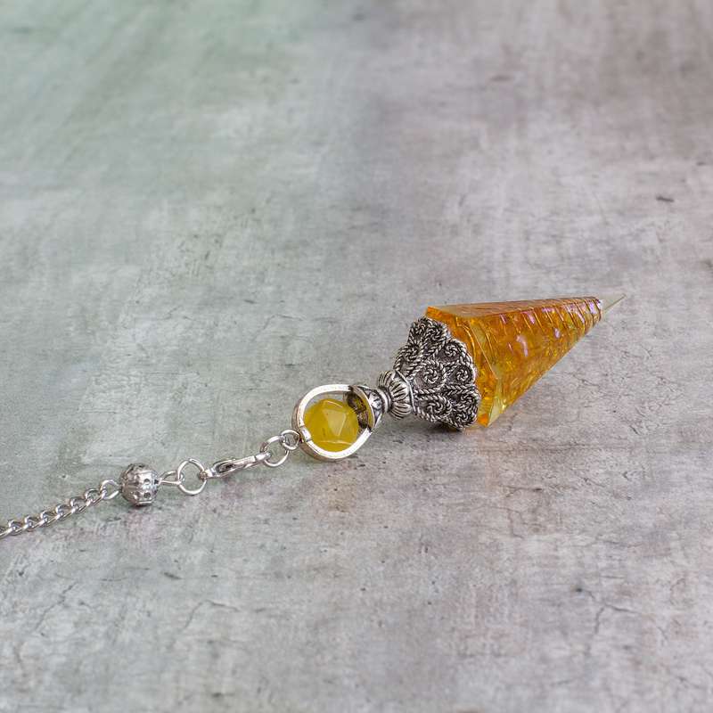 Pendulum - Citrine - Resin