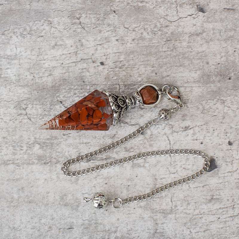 Pendulum - Red Jasper - Resin