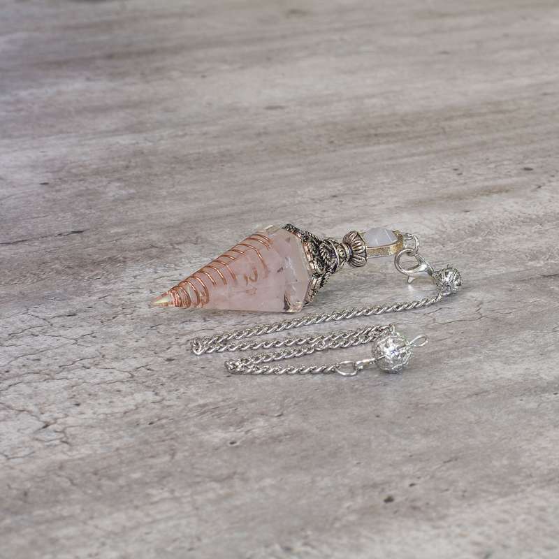 Pendulum - Rose Quartz - Resin