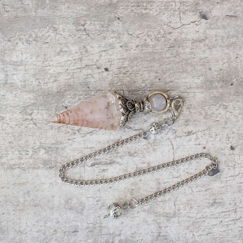 Pendulum - Rose Quartz - Resin