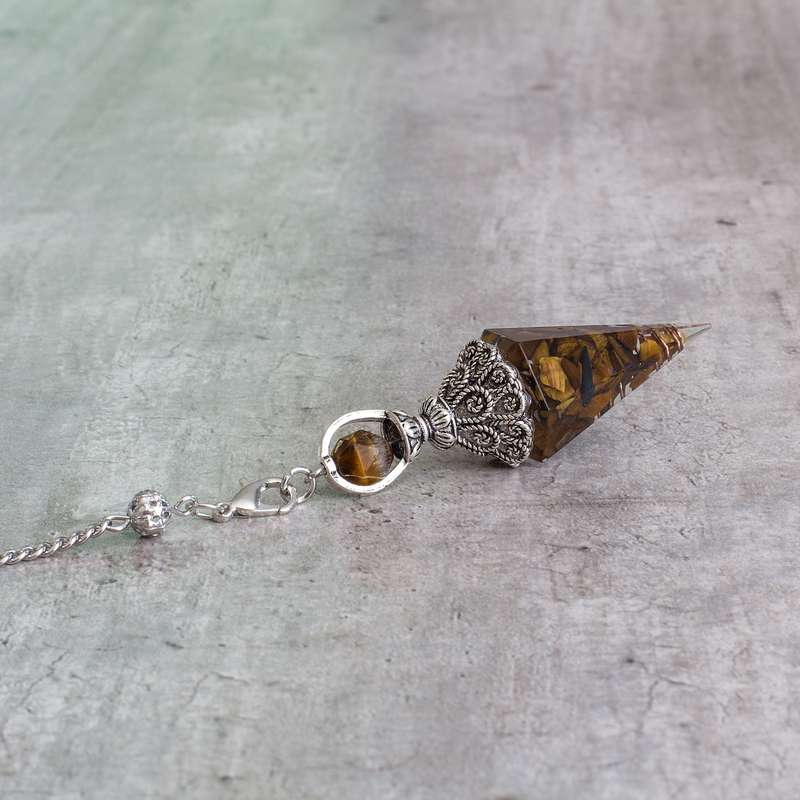 Pendulum - Tigers Eye - Resin