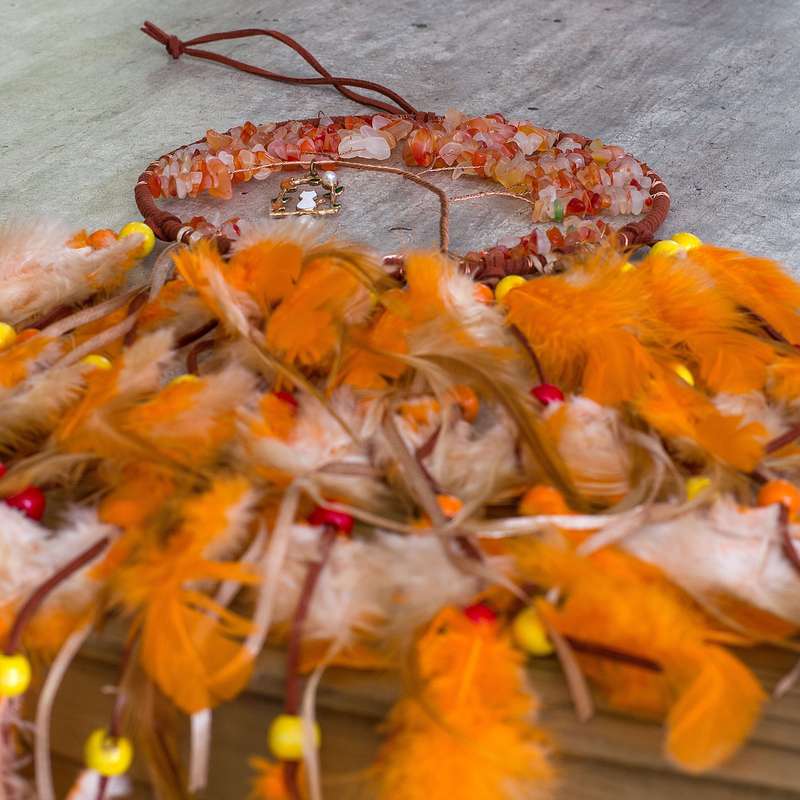 Dream Catcher - Orange - Red Aventurine