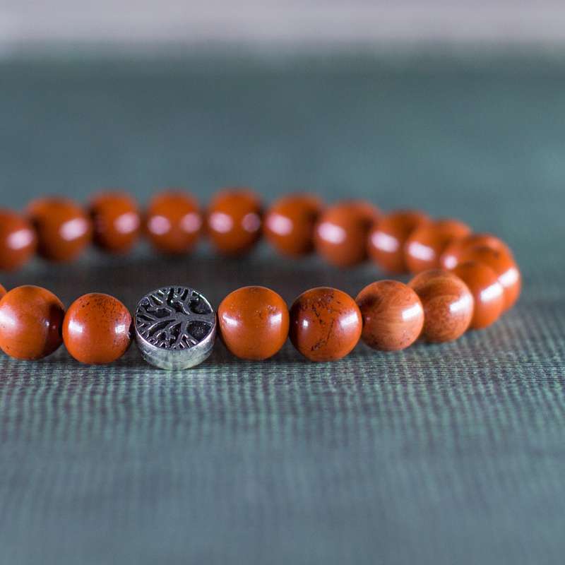 The Pleasure Bracelet - Red Jasper