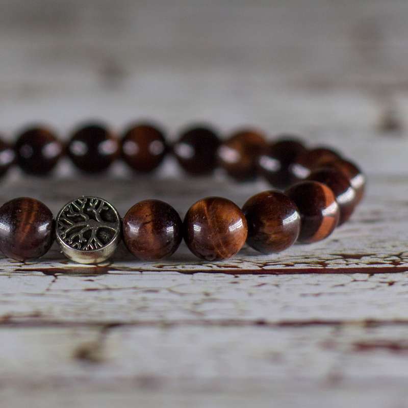 The Abundance Bracelet - Red Tigers Eye